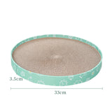 Round Cat Scratching Post Scratcher Cardboard Bed for Cat Scraper Durable Scratching Pads Board Cat Toy Furniture Sofa Protector