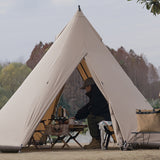 Outdoor Camping Pyramid Tent Support Multifunctional Triangular Supportor A-shaped Tent Support Tripod Tent-building Accessory