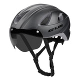 GUB Breathable Cycling Helmet with Rear Light Magnetic Goggles Women Men Lightweight Safety Helmet Racing Bike Helmet
