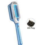 NEW Professional Hair Straightener Comb/Brush Ice Therapy Negative Ion Cold Wind Comb Heatless Brush Hair Freezing Hair Styler