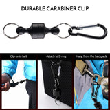 Outdoor Fishing Magnetic Tool Release Holder Fly Fishing Retractor Net Release Clip with Keychain Carabiner Fishing Clip 2023