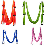 6 Handles Aerial Yoga Hammock Swing Anti-Gravity Fitness Invertion Pilates Sling Fitness Inelastic Rope Home Gym Exercise