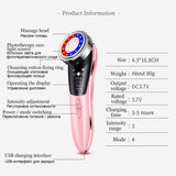 Electronic Skin Rejuvenation Beauty Face Massager Pores Cleaning Skin Care Tool Galvanic Ion +/- Machine Belleza Facial