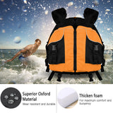 45kg-100kg Life Jacket Adult Life Vest Men Women Swim Vest Safety Float Suit for Water Sports Kayaking Fishing Surfing Canoeing