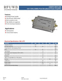 UWB 10-1000MHz 8W 39dBm RF Power Amplifier Broadband Power Amplifier RF Power Amplifier  Module