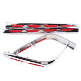 Motorcycle Saddlebag Molding with Red Lens for Honda Goldwing GL1800 (2001-2012)