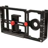 Professional Smartphone Video Cage Stabilizer Phone Holder with Top Handle for IPhone 13 12 PRO Cinematic Filmmaker