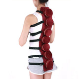 Smokeless Moxibustion Box Red Velvet Bag Cover Moxa Stick Acupuncture Roller Holder Neck Waist Body Acupoint Massage Therapy