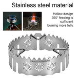Portable Stove Rack Camping Stove Stand Bracket Holder Stove Support for Backpacking Camping Fishing Barbecue Garden Picnic