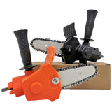 4"/6" Electric Chain Saw Converter Electric Drill Fast Modified To Electric Chainsaw Adapter Chainsaw Attachment W/ Spare Chain