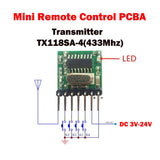 RF module 433 Mhz Wireless Receiver Module RX480E Transmitter Receiver Learning Code 1527 4Ch Antenna For Arduino uno DIY kit