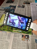 5inch LCD Display Low Vision Video Magnifier Portable  Reading Magnifier Electronic Reading Aid  Handheld  TV Output Voice