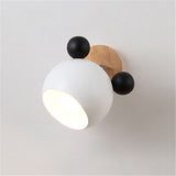 Nordic Wall Lamp Aluminum Sconce for Children Bedroom lights Modern Indoor Wall Light Fixtures E27 Creative Luminaire