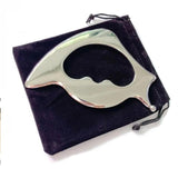 Tissue Relieving Gua Sha Tool Muscles Massager Body Scraping Stainless Physical Therapy Tool Tissue Relaxation Steel Soft S1U3