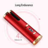 Wireless Automatic Curling Iron Hair Curler Rotating Ceramic Hair Curler USB Rechargeable For LCD Display Curly Machine Portable