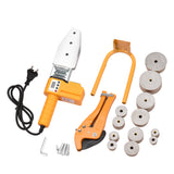 Plastic Pipe Welding Machine 0-320℃ Adjustable Socket Fusion Welder with 2 Heat Dissipation 6 Die Heads 20/25/32/40/50/63mm
