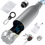 Secret Hidden Safe Steel Water Bottle Safe Money Box Secret Stash Spot Can Hidden Safes Storage Compartment for Cards Keys Cash