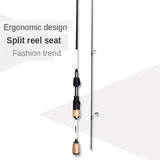 HFBIRDS 2021 New 1.68/1.8/1.98m Ultralight Carbon Solid Fishing Rod And Reel Sea Carp Canna Da Pesca Spinning Rod UL Tone