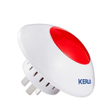 433 MHz Wireless Flash Siren Alarm Siren Horn Red Light Strobe Siren For Home Alarm System Security kit