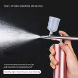Multifunctional oxygen injecting instrument household beauty instrument household Pore Cleaner essence importing instrument