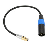 XLR Male to Mini XLR Female Cable Professional 3 Pin XLR Cable Adapter for Camera Mixer Microphone Recorder