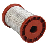 1 Roll 0.5Mm 500G Stainless Steel Wire For Beekeeping Beehive Frames Tool With Bamboo Storage Baskets