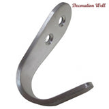 3 Sizes Stainless Steel Door Hooks Hanging Hanger Holder for Hanging Coat Cloth food in kitchen Strong
