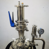 Oxygen Free Tri Clamp Dry Hopper 3"TC Homebrew Fermenter Parts Fermenting under Pressure