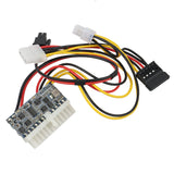 New PCI-E 6Pin Input DC-ATX-250W 24Pin Power Supply Module Swithc Pico PSU Car Auto Mini ITX High DC-ATX Power Module