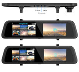 LAMJAD  S11Stream Media Rear Mirror Dash Cam 12 Inch IPS Touch Screen Car Dvr 2K Driving Recorder Dashcam Super Night Vision