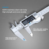 0-300mm High Precision Digital LCD Stainless Steel Vernier Caliper Instrument Measuring Tool