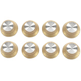 8X Set Gold Top Hat Knob for Gibson for Les Paul Gold Foil Button