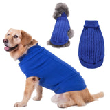 Warm Small Large dog sweater Cat Clothes Winter turtleneck Pet Puppy Knitwear Sweaters clothing for Cat small Medium big Dogs
