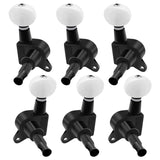 3R3L Guitar Tuning Pegs Sealed String Locking Tuners Machine Heads with Pearl White Button for Electric Acoustic Guitar