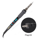 60W Electric Soldering Iron Constant Temperature Repair Welding Home Internal Heat Mini Adjustable LCD Digital Station