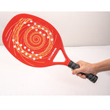 CAMEWIN Carbon Beach Tennis Racket Paddle Soft EVA Friction Face With Bag Red Adult Sporting Goods Padel Racket