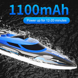 Upgraded 808 RC Boat 2.4G Remote Control speedboat Rechargeable Waterproof Cover Design Anti-collision Protection wltoys RC Bait