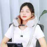 2 in 1 U-Shaped Pillow with Phone Holder Shoulder Cervical Massager