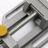 Universal Bench Vise Aluminum Mini Table Screw Flat Clamp Pliers for Drill Stand Handle Engraving Workbench DIY Woodworking Tool