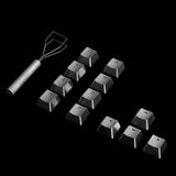 Stainless Steel Direction Arrow Keycaps For Cherry Mx Switch Mechanical Gaming Keyboard QWERASDF Backlit Metal Keycaps