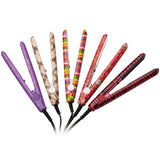 Professional Electronic Hair Iron Mini Portable Ceramic Flat Iron Hair Straightener Hairstyling Irons Styling Tools