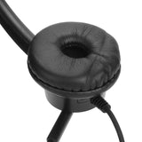 Telephone Headset with Microphone and Audio Control Call Center Headphone for Business Office Communication Telephone Headphone