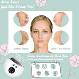 Microcurrent Heated Gua Sha Facial Tool Vibration Face Massager for Anti-Aging Improve Facial Contour Acupressure Skin Care Tool