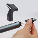 Electric Nose Hair Trimmer 2-in-1 Full Metal Aluminum Tube USB Rechargeable Painless Portable Face Hair Removal Eyebrow Trimmer