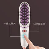 Electric Beard Hair Straightener Comb PTC Ceramic Heated Brushe LCD 360° Rotation Negative Ion Comb Brush 5 Levels Temperature