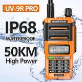 Baofeng UV-9R PRO IP68 Waterproof 50Km Long Distance Dual Band 136-174/400-520MHz Walkie Talkie UV-82 UV-5R UV-XR UV-9R PLUS