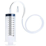 Large Syringe Tubing 500ML Plastic Syringe With Tube Converter Cap For Liquid Oil Glue Applicator Experiments Industrial