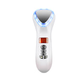 Free shipping Facial introduction beauty device, ultrasonic vibration, color light ion, multi-function massage beauty device