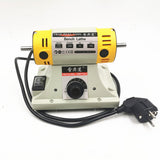 220V 350W Stone Polishing Machine DIY Woodworking Jade Jewelry Dental Bench Lathe Machine Grinding Machine Sanding Tools