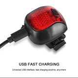 2020 NEW Bike Lights Safety Warning Light Waterproof 5 Modes Bike Taillight 180° Widen Warning Night Lante Bicycle Lights